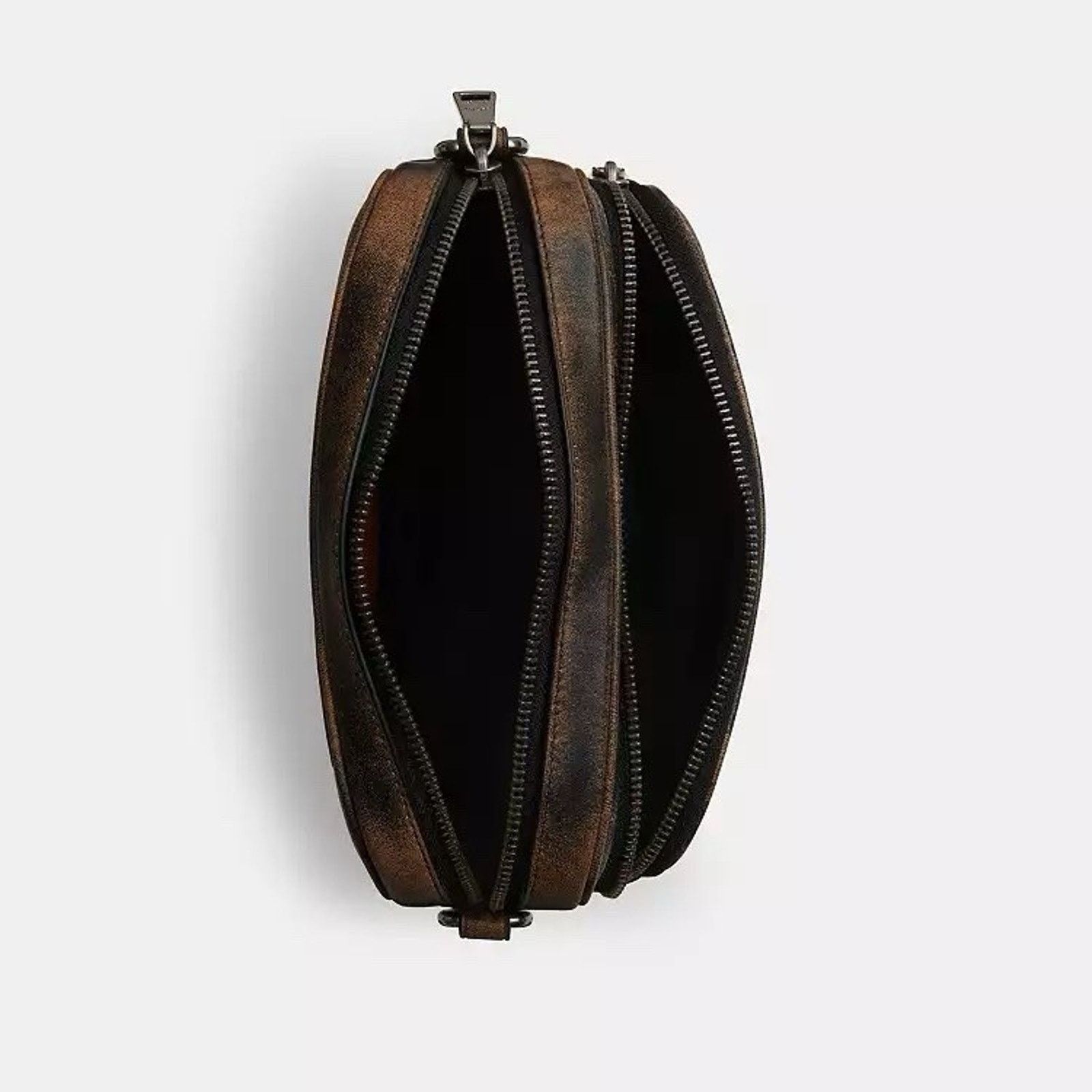 Coach NWT Coach Finlay Crossbody Bag In Loved Gunmetal/Brown cea89 Size ONE SIZE - 8 Thumbnail