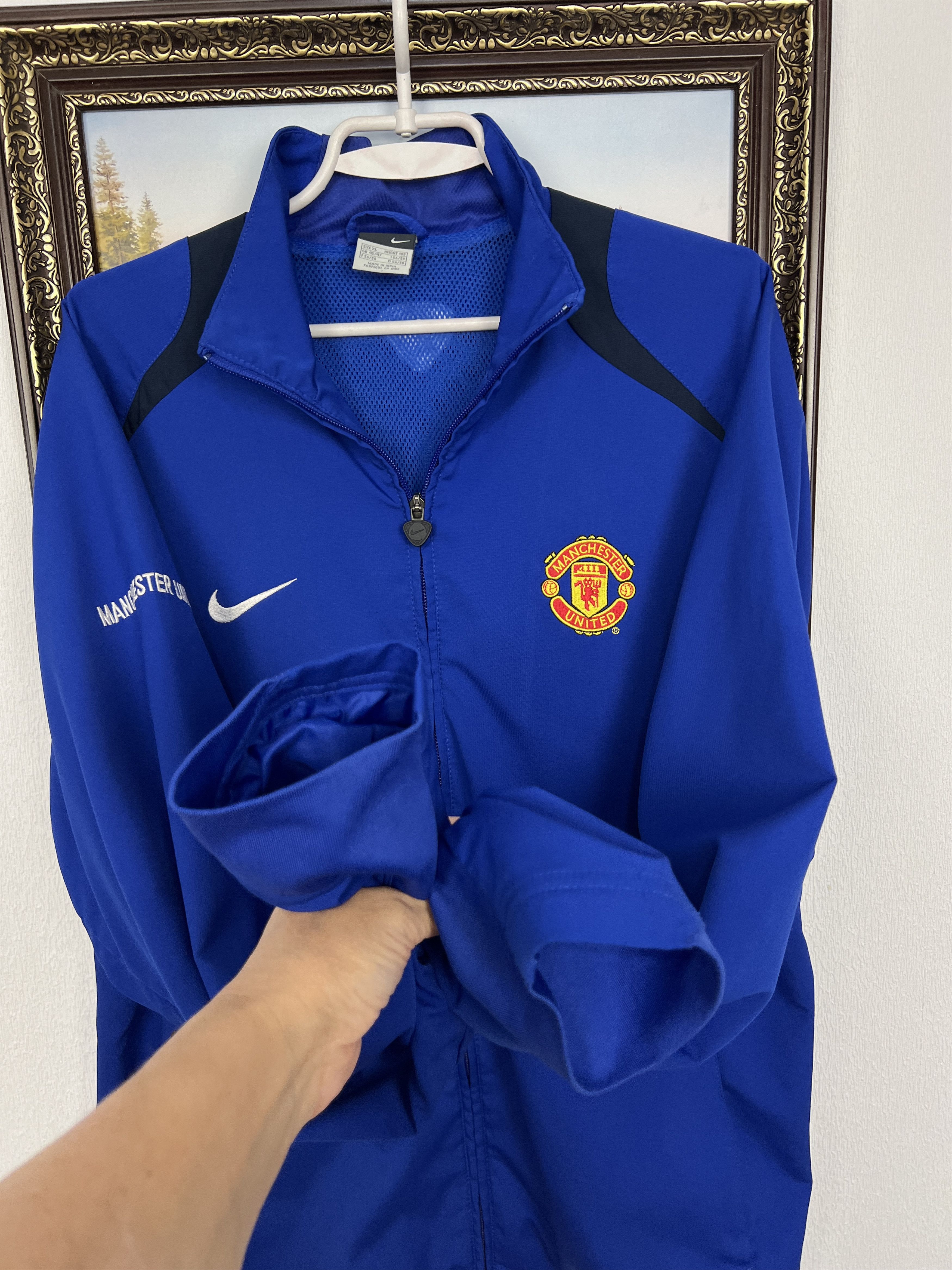 Nike Vintage Nike Manchester United Football Jacket Soccer Size US XL / EU 56 / 4 - 7 Thumbnail