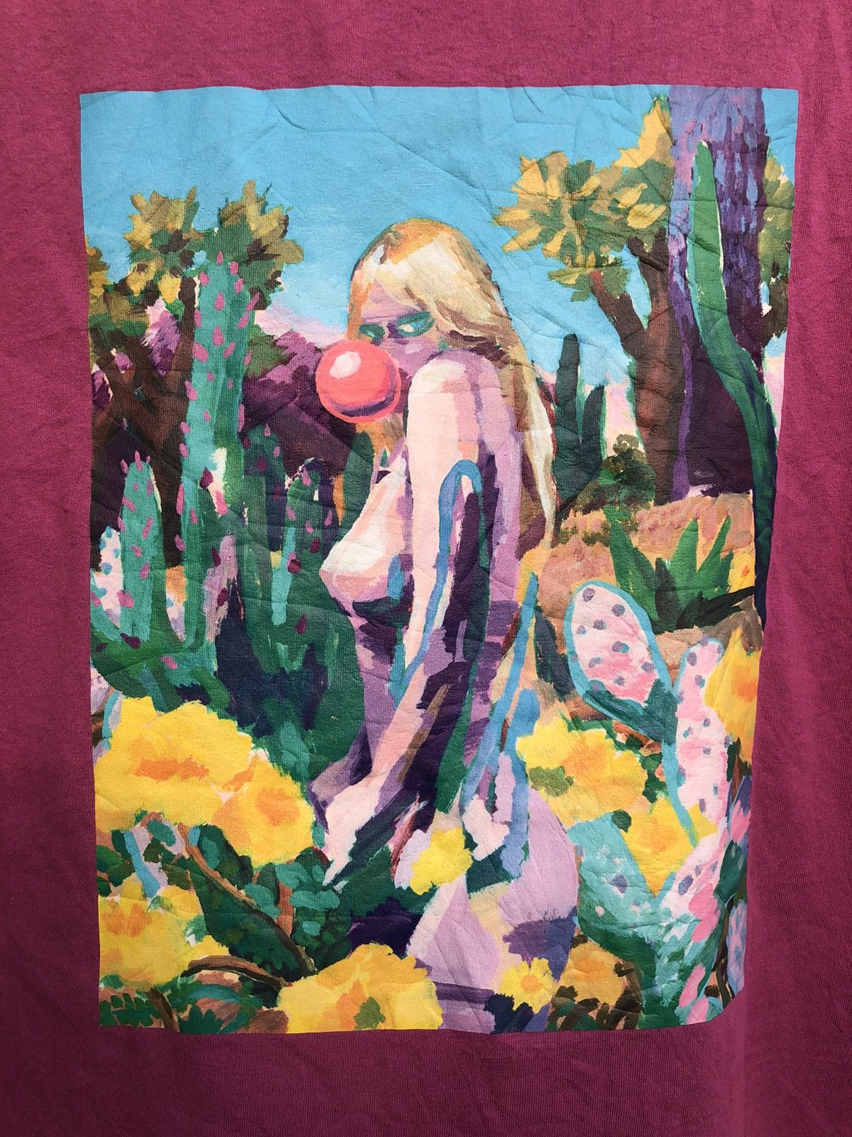 Japanese Brand Masashi Ozawa by Sly Art Paint Tshirt Size US L / EU 52-54 / 3 - 6 Thumbnail