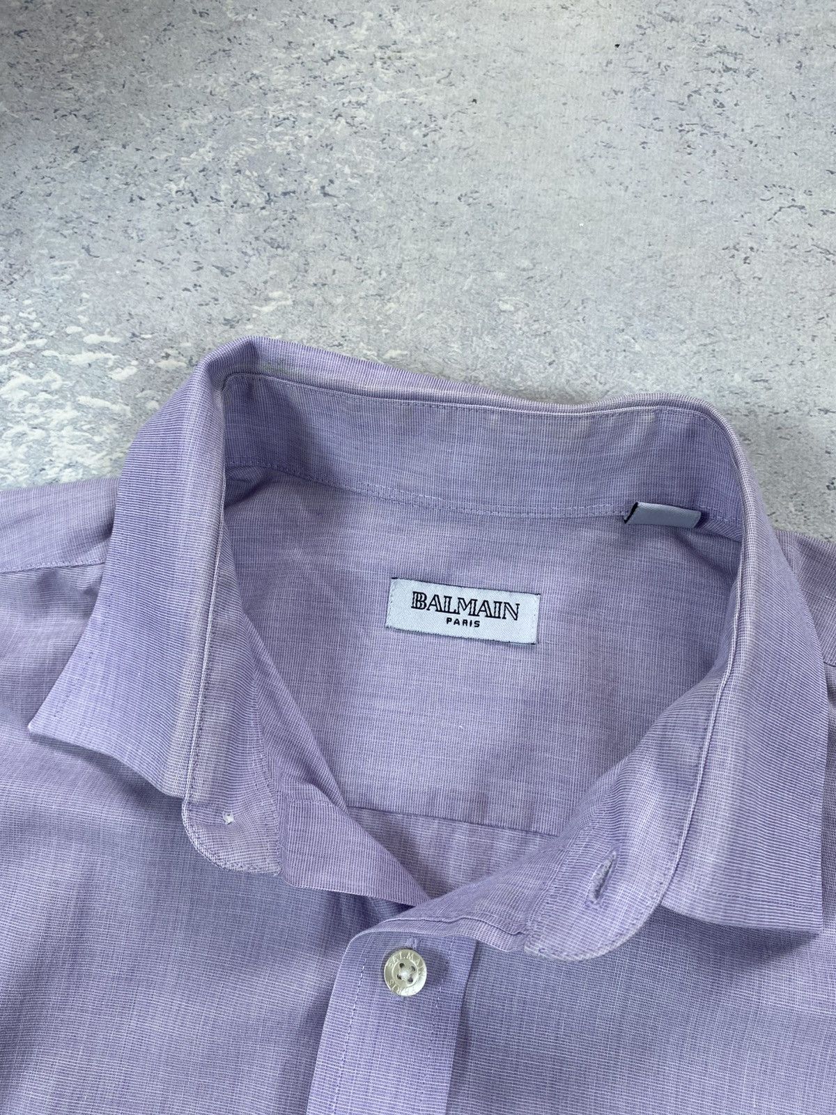 Balmain Vintage Luxury Balmain Paris Mens Shirt Size US L / EU 52-54 / 3 - 6 Thumbnail