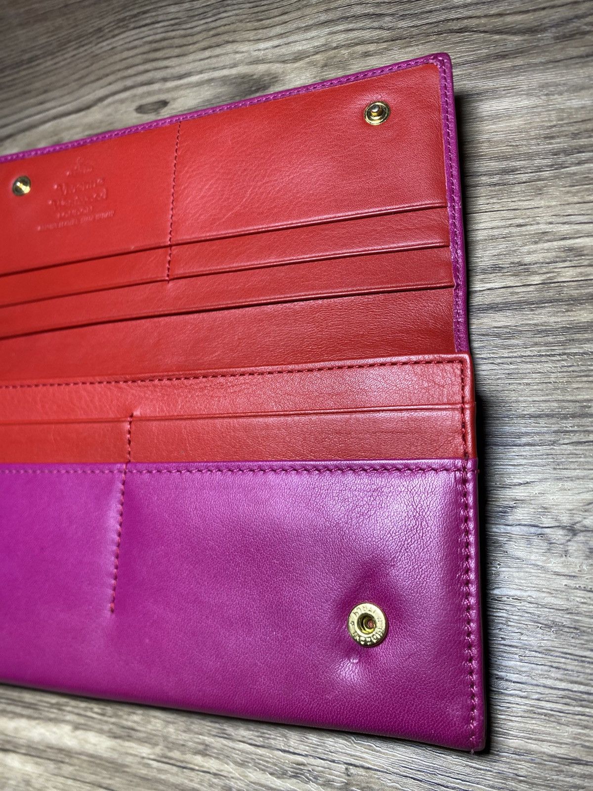 Vivienne Westwood Vivienne Westwood Nappa Leather Long Wallet Size ONE SIZE - 7 Thumbnail