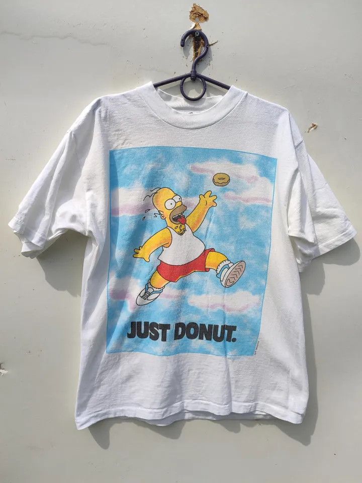 vintage 1996 The Simpsons Homer Simpson Just Donut Shirt