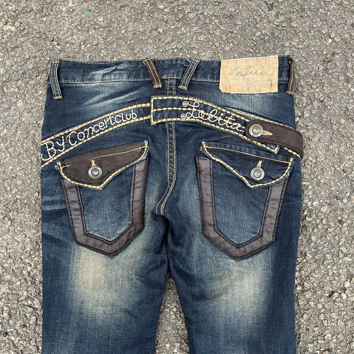 Hysteric Glamour Yoshitomo Nara Lolita Jeans Rusty Indigo Faded Denim Size 28" / US 6 / IT 42 - 10 Thumbnail