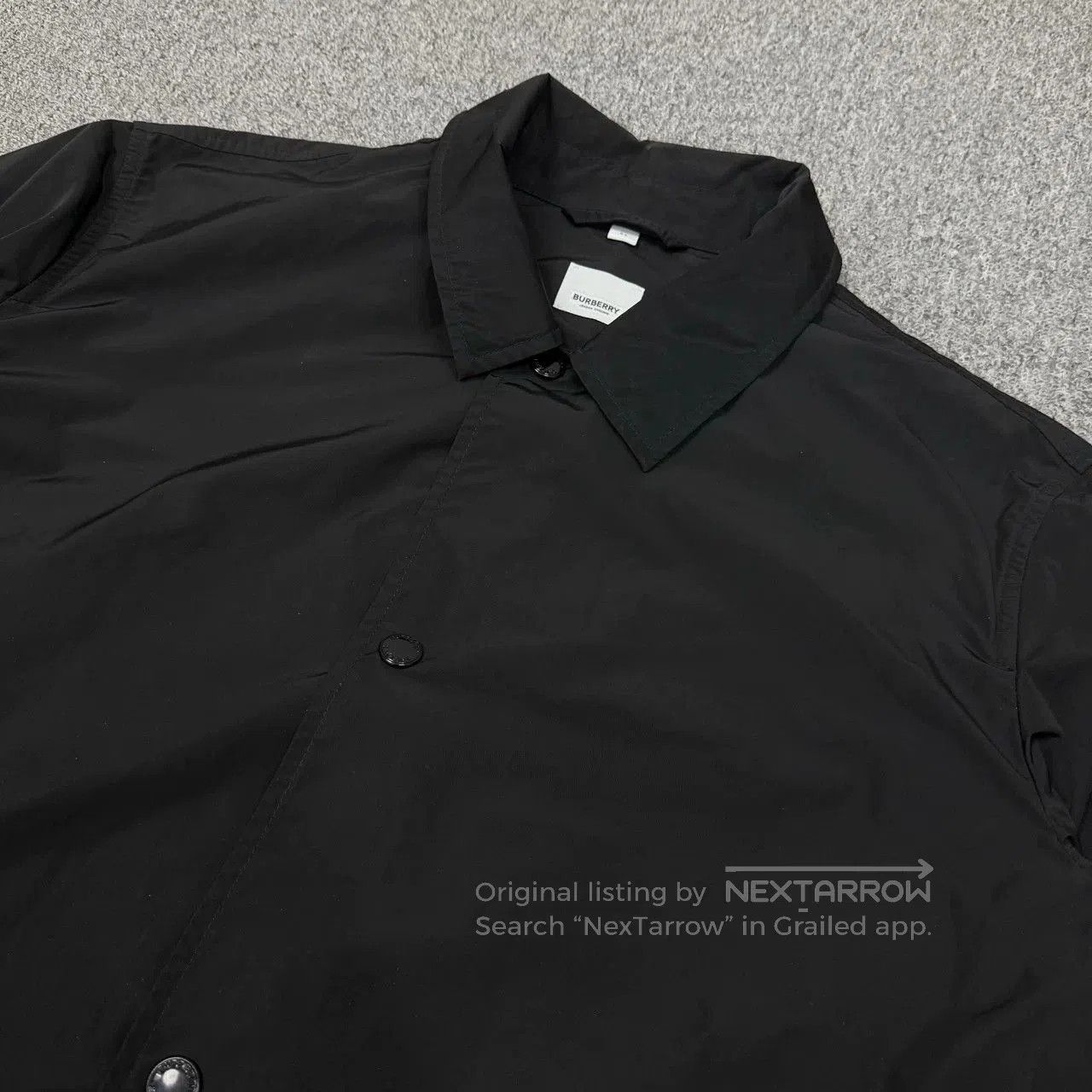 Burberry Burberry Black Nylon Jacket 54. Size US L / EU 52-54 / 3 - 3 Thumbnail