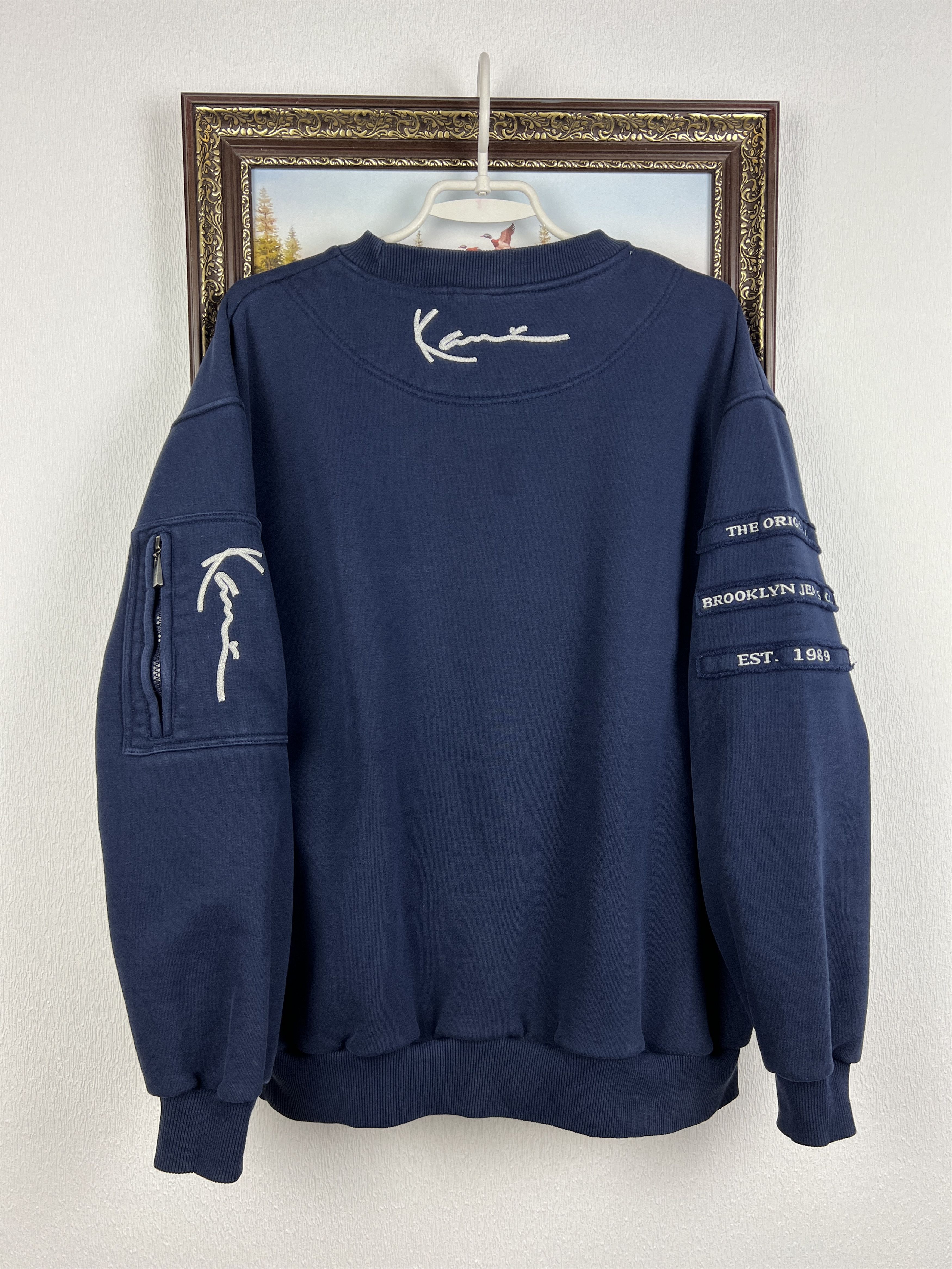 Karl Kani Vintage Crewneck Sweatshirt Big Logo Over Print Rare Size US M / EU 48-50 / 2 - 12 Thumbnail