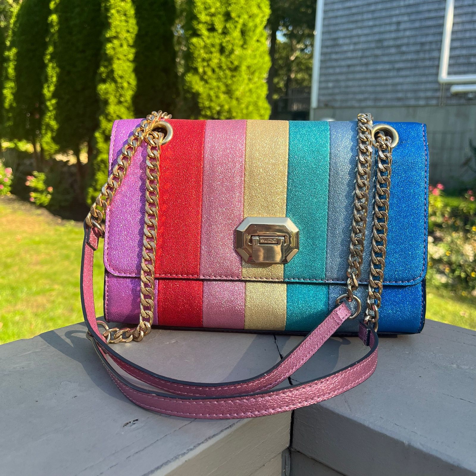 Aldo ALDO RAINBOW Cambareri Shoulder Bag, NWOT Size ONE SIZE - 7 Thumbnail