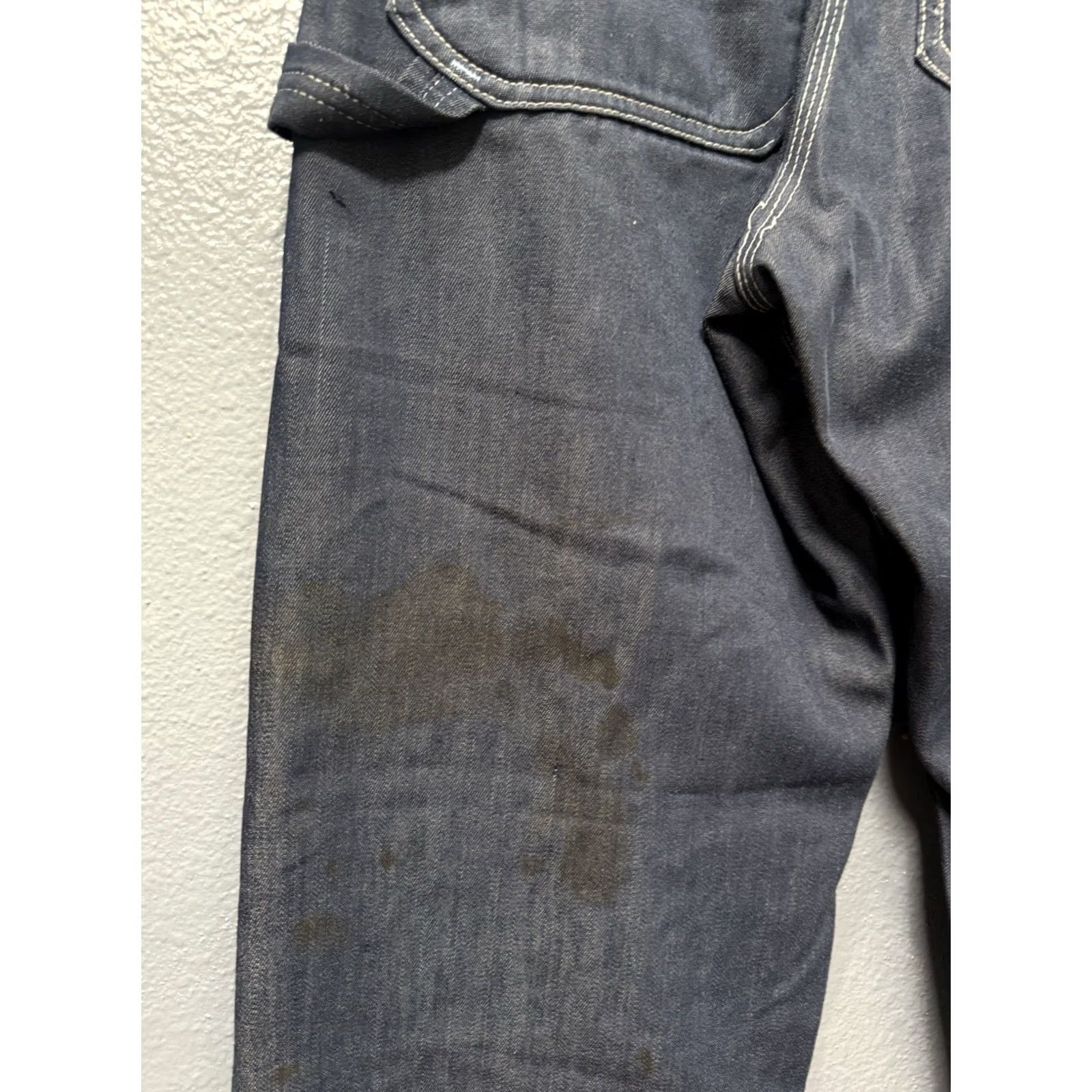 Sears VINTAGE Sears Sanforized Blue Cotton Men’s Carpenter Pants Sz 30 Size US 30 / EU 46 - 3 Thumbnail