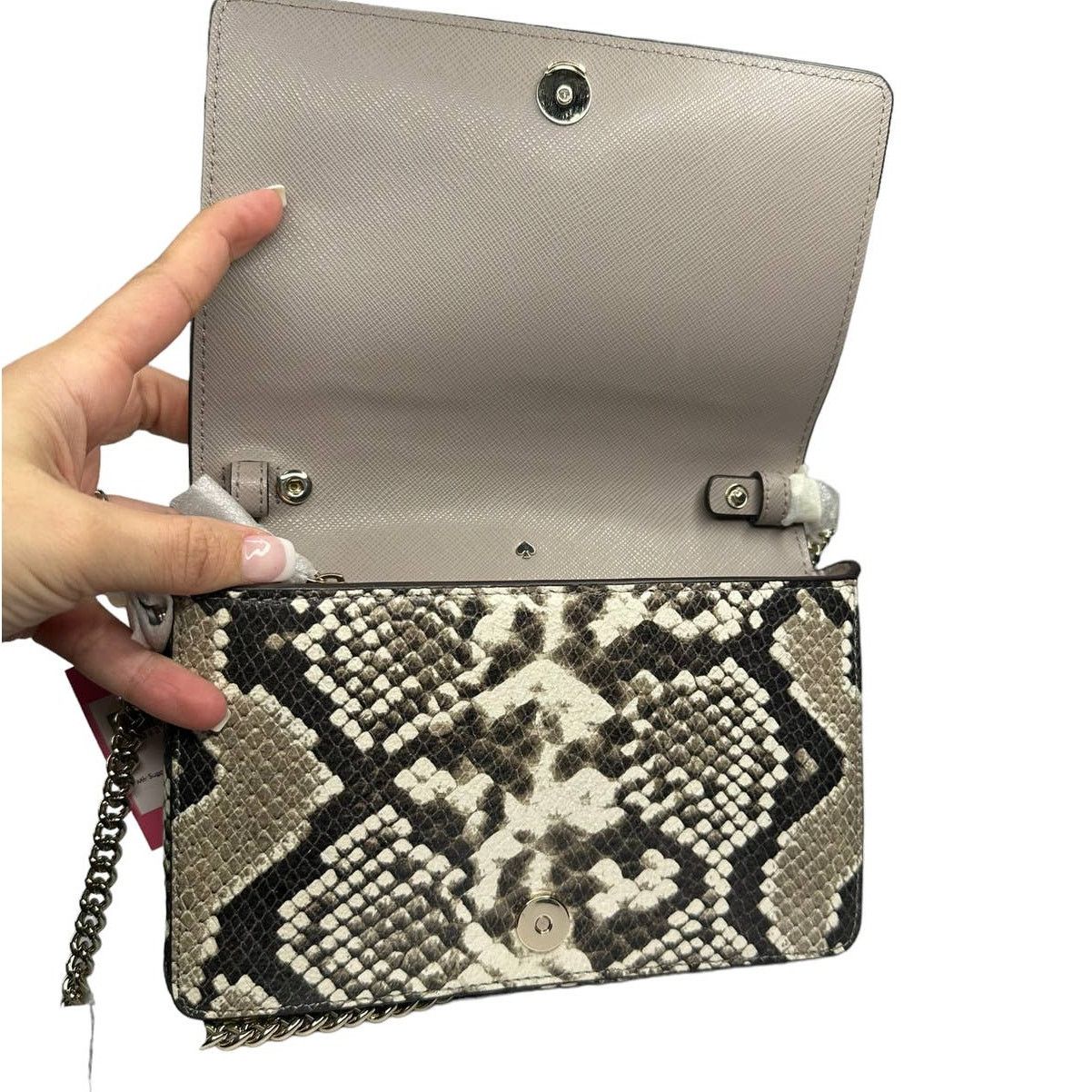Kate Spade Kate Spade python-embossed chain wallet Clutch Crossbody Size ONE SIZE - 5 Thumbnail