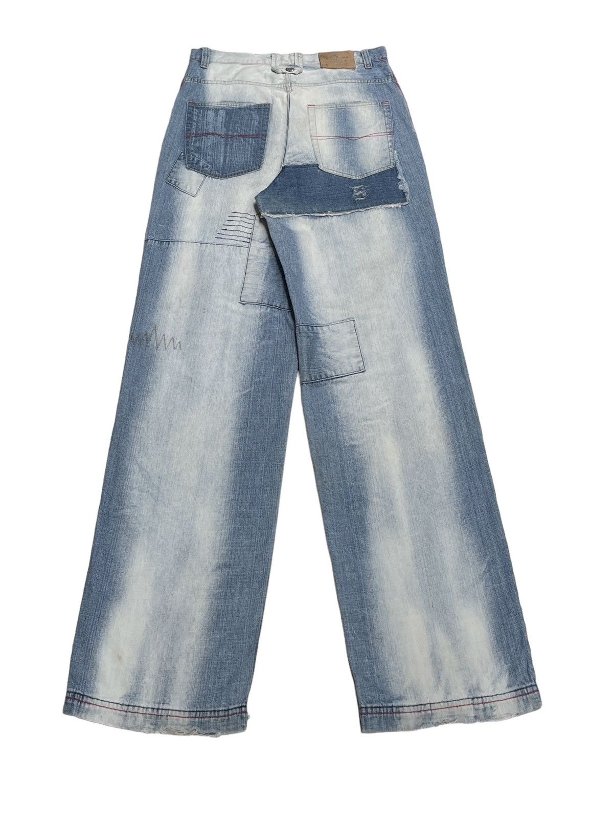Pepe Jeans Rare Design Vintage Brand Pepe Jean Rapper Baggy Jeans 1999s Size US 36 / EU 52 - 2 Thumbnail