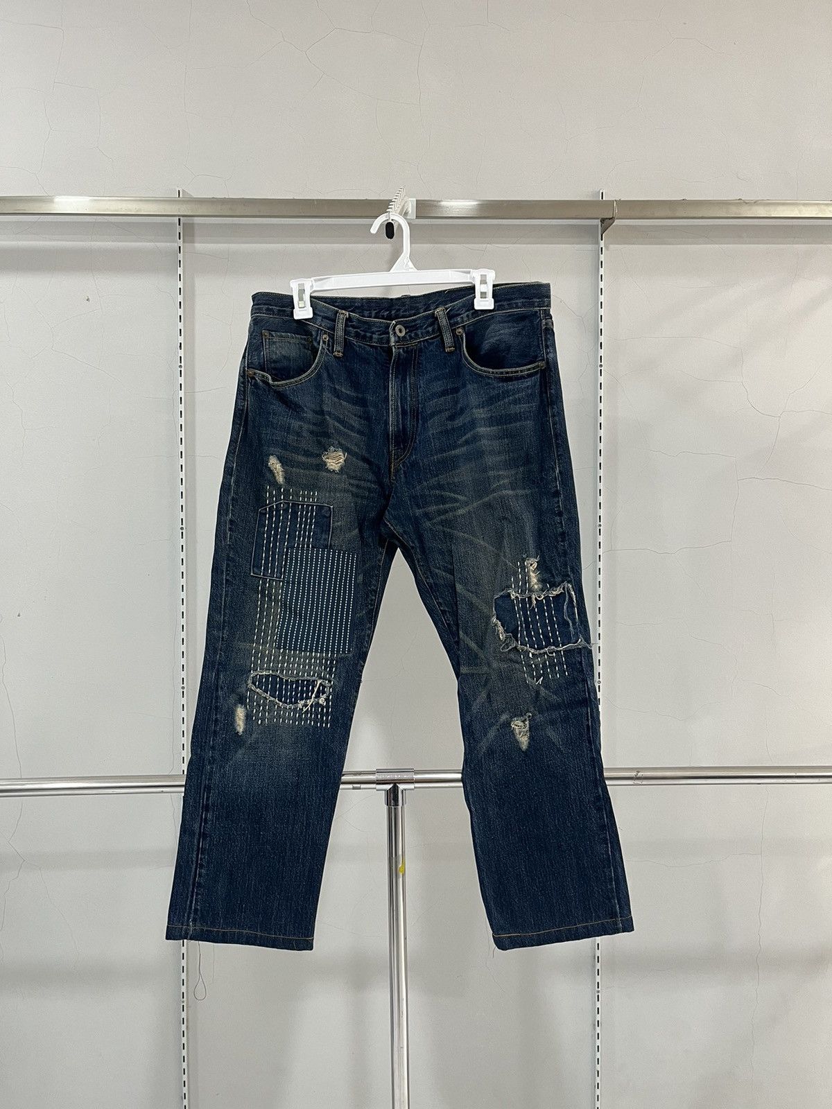 Japan Patchwork Sashiko Denim