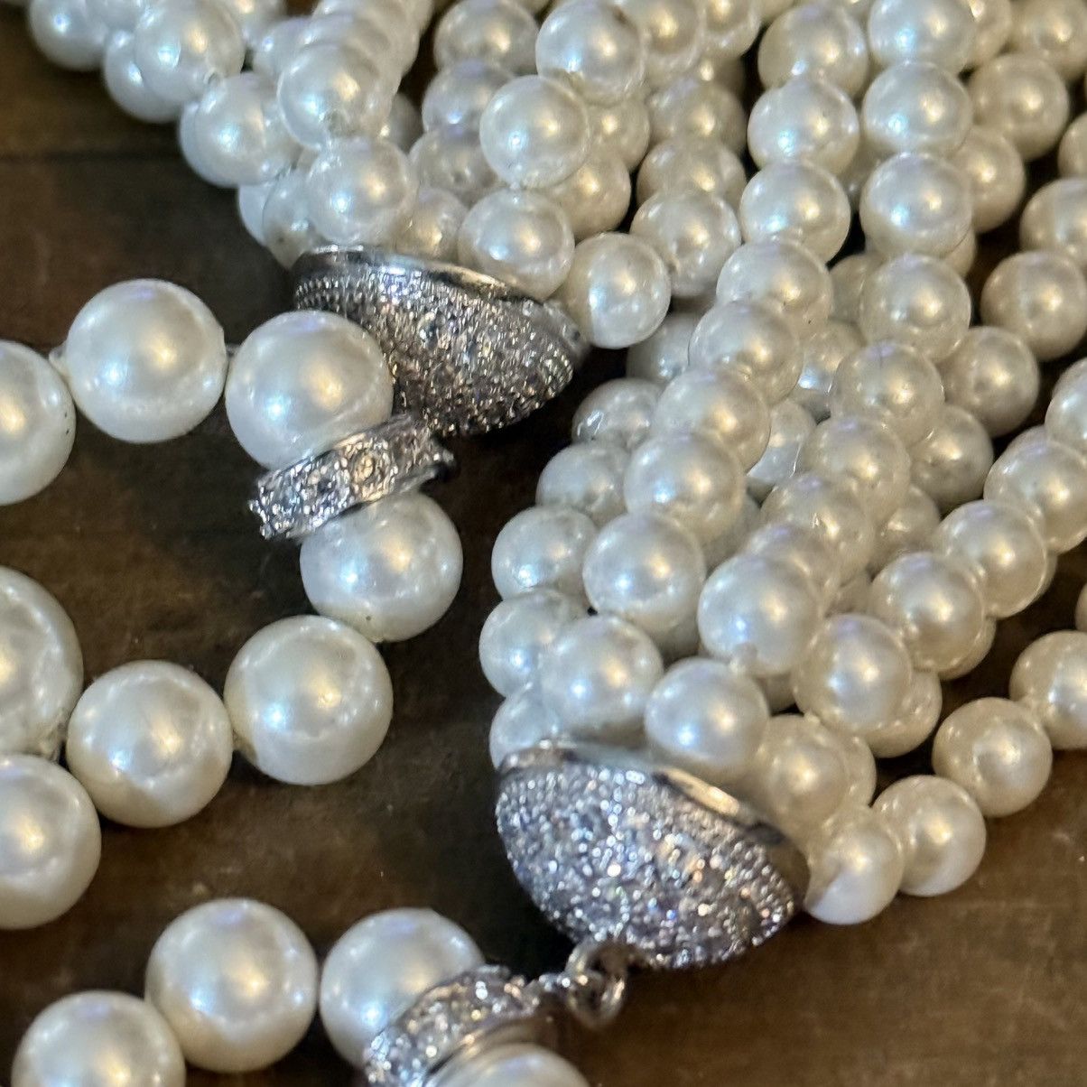Vintage Vintage woven pearl Sautoir necklace Size ONE SIZE - 3 Thumbnail