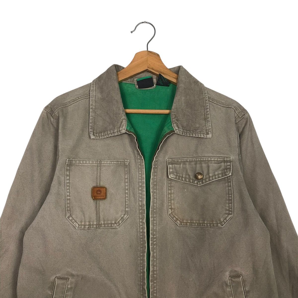 Vintage 🔥VINTAGE DETROIT DUCK CANVAS CHORE WORK JACKET JOHN DEERE Size US L / EU 52-54 / 3 - 5 Thumbnail