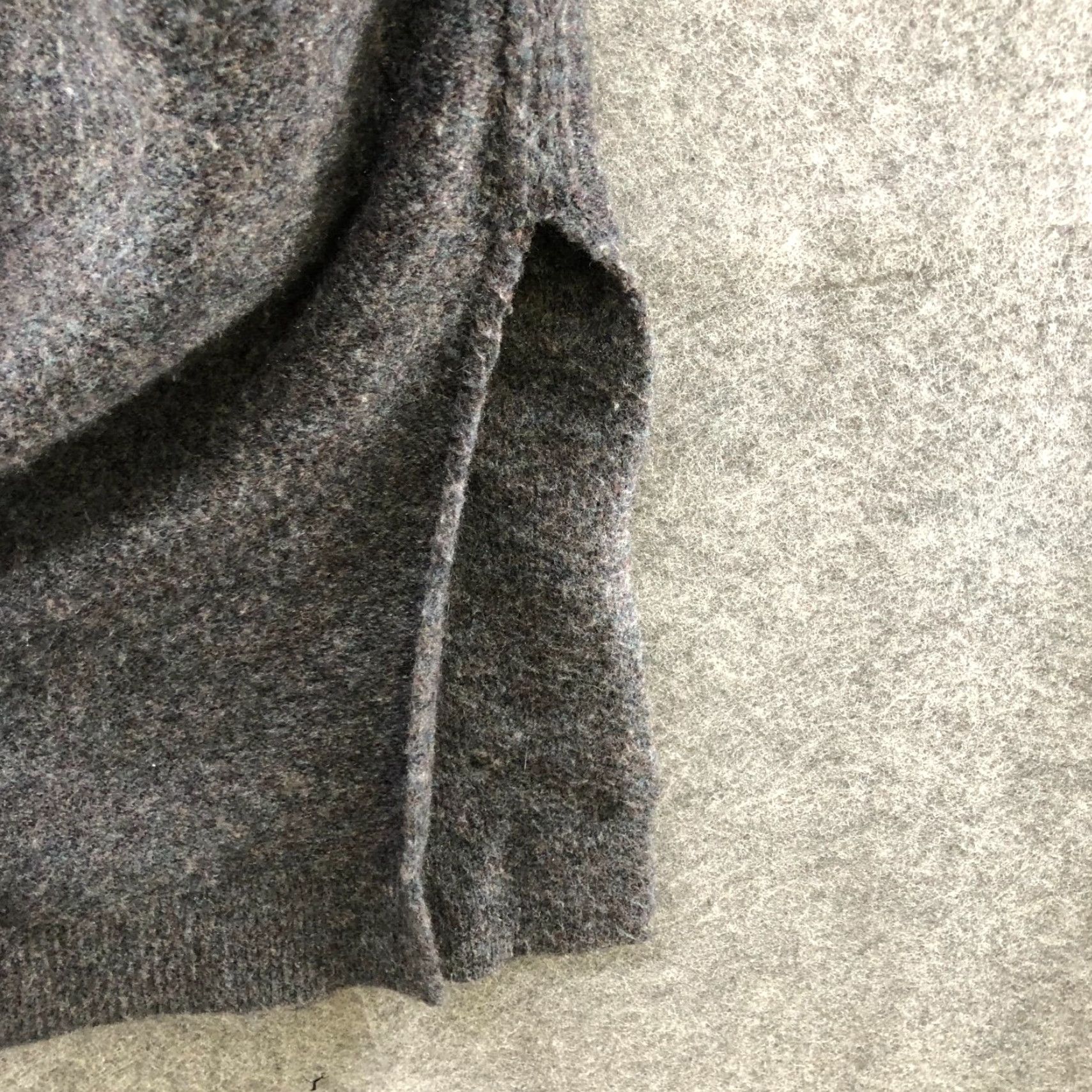 Vintage VINTAGE Wilfred Sleeveless Longline Cardigan Womens S Open Front Gray Duster Wool Blend Size S / US 4 / IT 40 - 7 Thumbnail