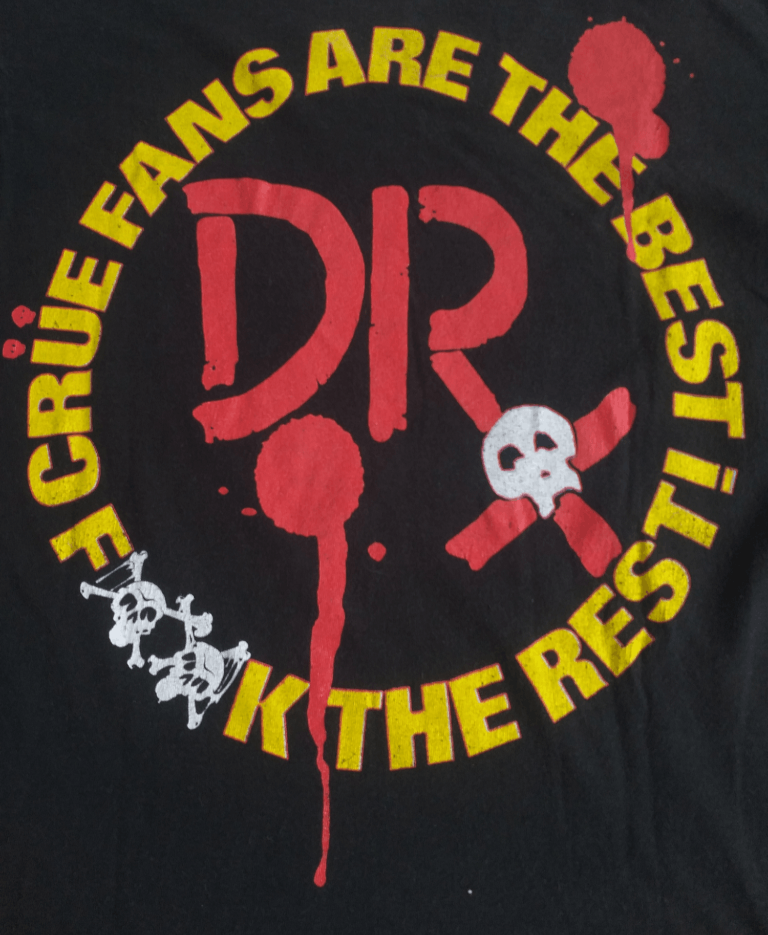 Band Tees × Fruit Of The Loom × Vintage 80s Motley Crue 'Fuck The Rest' T-Shirt Size US L / EU 52-54 / 3 - 3 Thumbnail