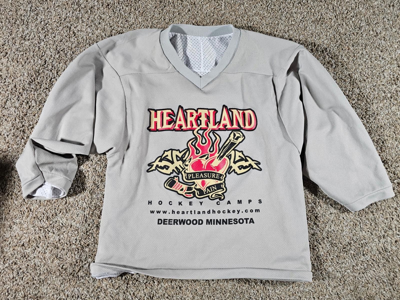 K1X K1 Heartland Hockey Camps Reversible Jersey White Gray Size ONE SIZE - 6 Thumbnail