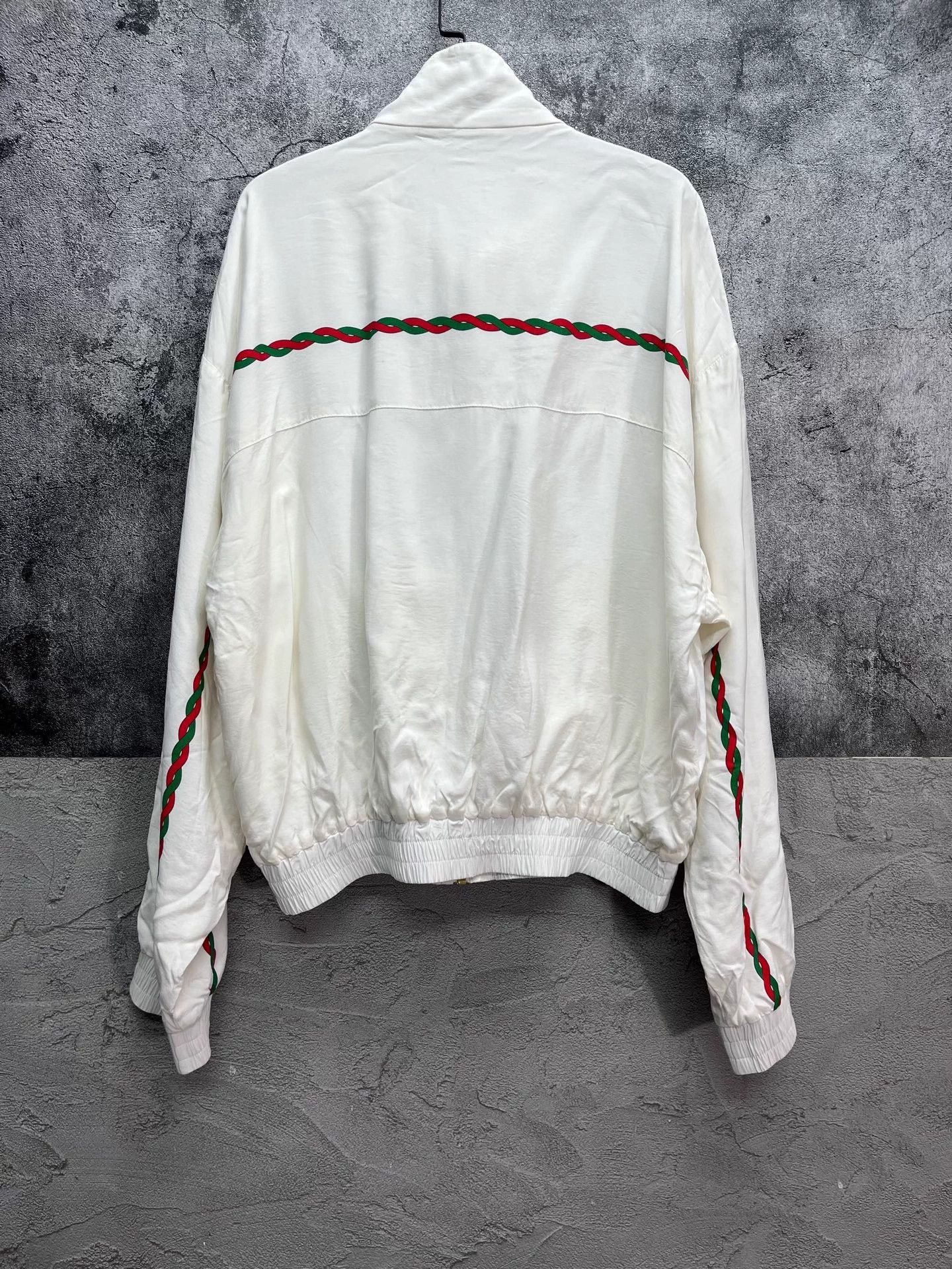 Gucci GUCCI Red/Green Stripe Gold Button Jacket Worn Once Size US M / EU 48-50 / 2 - 2 Thumbnail