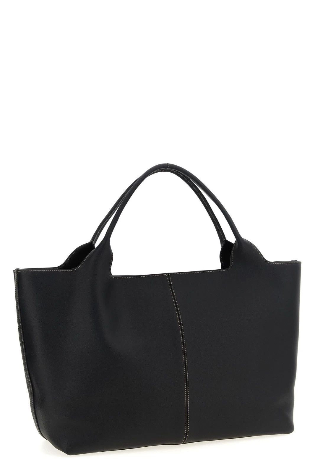 Tod's TOD'S Ebr Medium Black Leather Tote Bag New & Authentic Size ONE SIZE - 2 Thumbnail