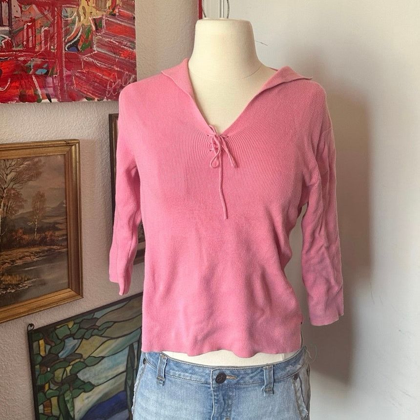 Other unbranded pink knit sweater Size M / US 6-8 / IT 42-44 - 1 Thumbnail