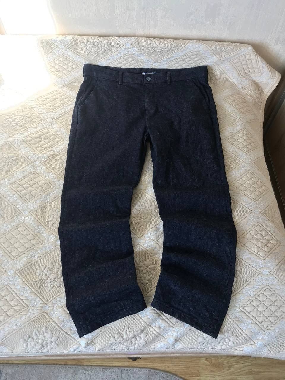 Other 🔥 Cruna Brera Mens Denim Trousers Italy Pants Size 52 Suit Size US 36 / EU 52 - 6 Thumbnail