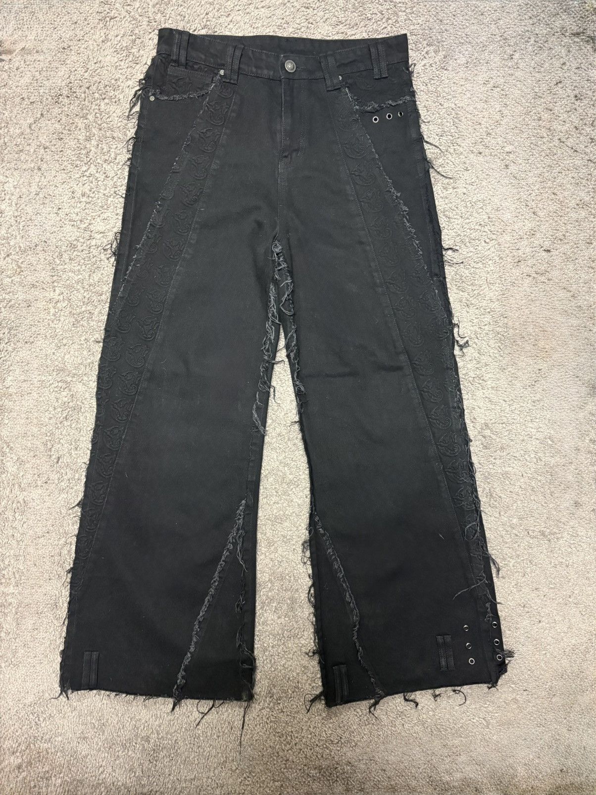 JNCO Corviditch Embossed Denim Size US 32 / EU 48 - 3 Thumbnail