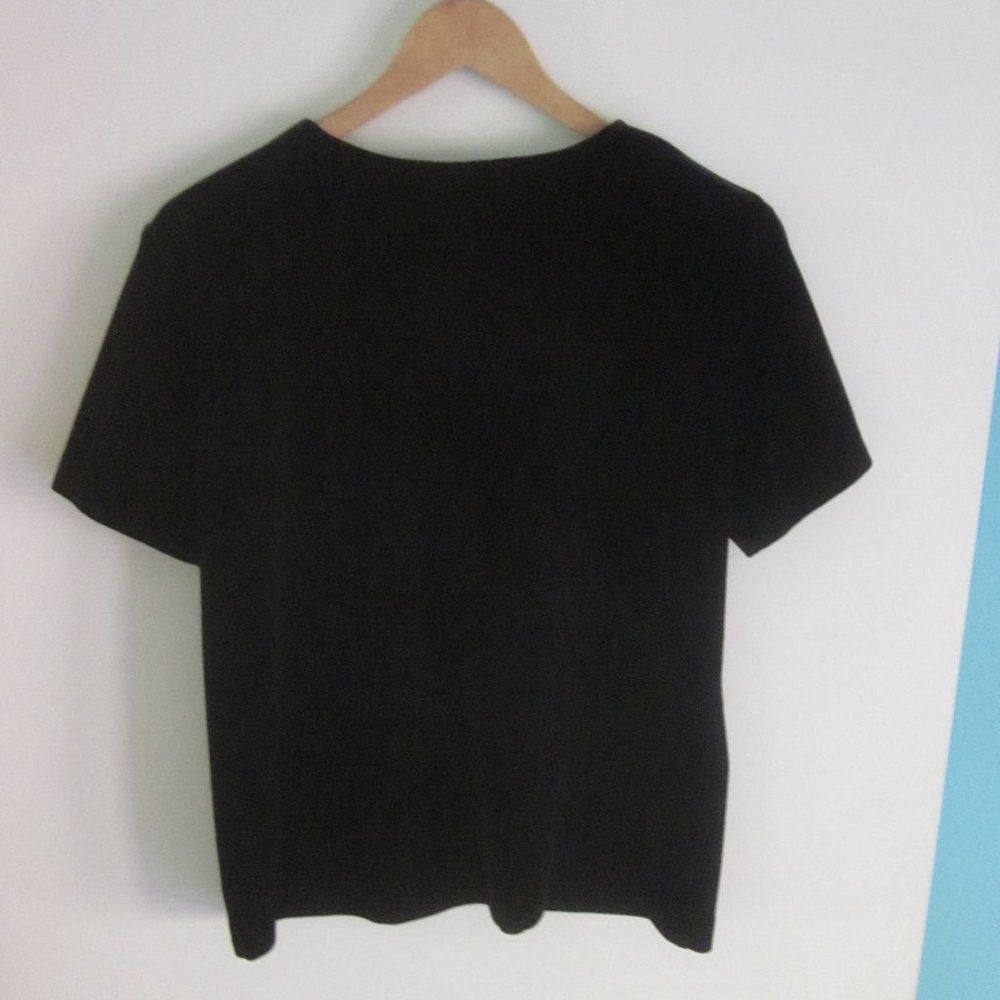 Other VINTAGE 1960's Black Velour / Velvet Tee Size M Made in USA Size M / US 6-8 / IT 42-44 - 7 Thumbnail