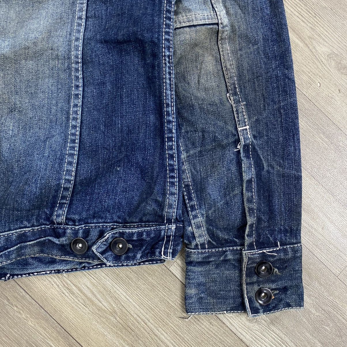 GOSTAR DE FUGA Vintage Fuga Distressed Faded Denim Jacket Ifsix Lgb Style Size US M / EU 48-50 / 2 - 13 Thumbnail