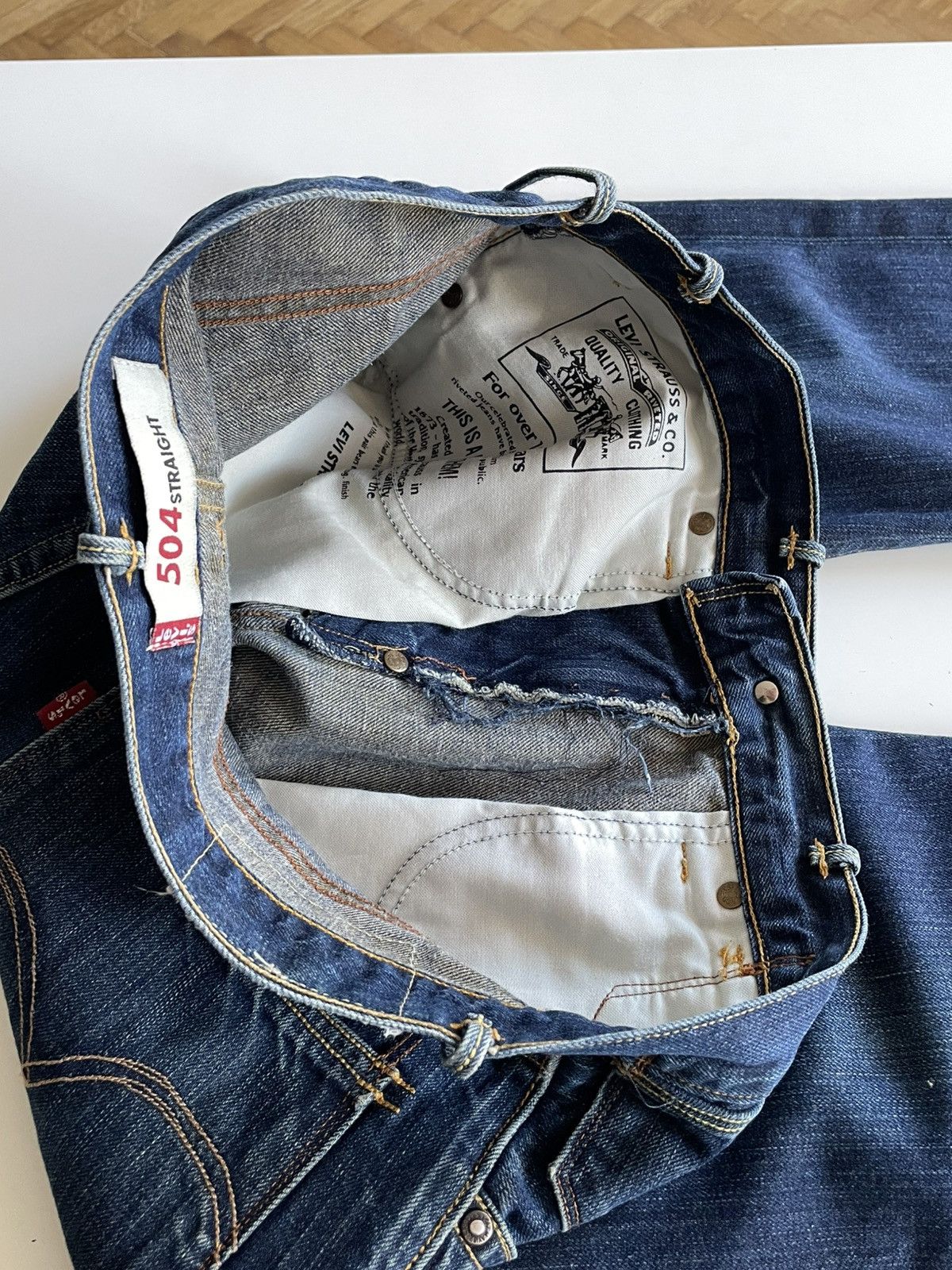 Levi's Straight Levi’s Jeans Size US 33 - 8 Thumbnail