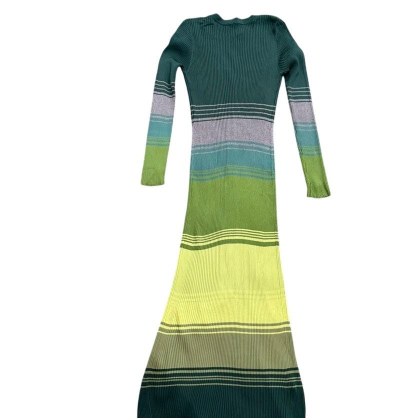 Staud STAUD Pine Forest Shoko Dress in Green, Size M Size M / US 6-8 / IT 42-44 - 7 Thumbnail
