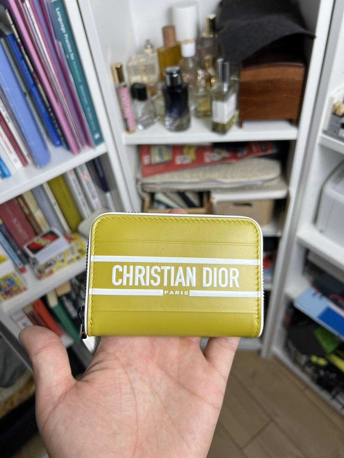 Designer × Dior Christian Dior big logo leather wallet designer luxury rare Size ONE SIZE - 1 Thumbnail