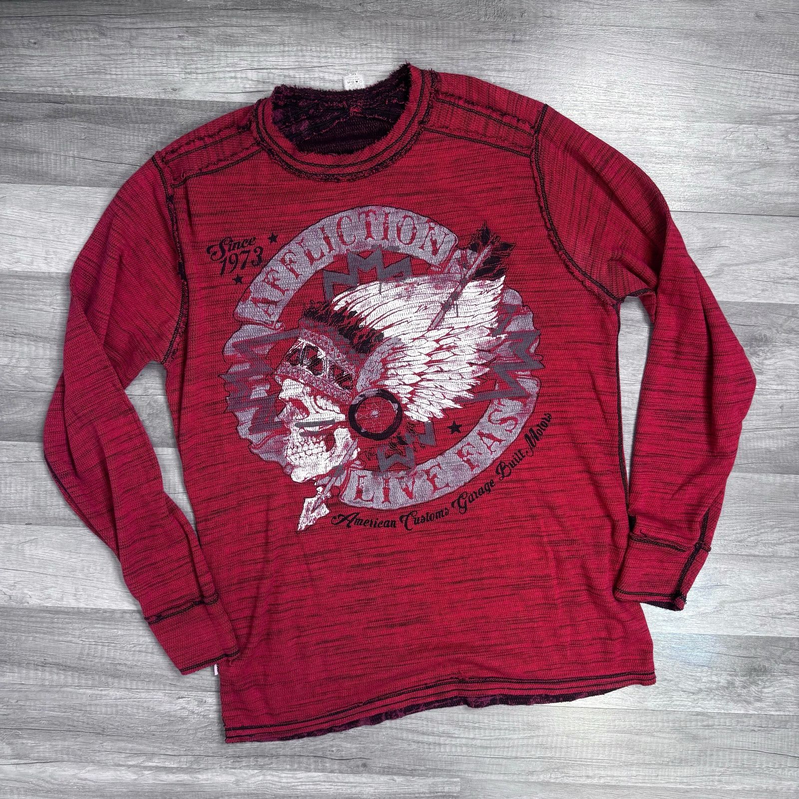 Affliction Affliction Mens Reversible Thermal Shirt XXL Size US XXL / EU 58 / 5 - 3 Thumbnail