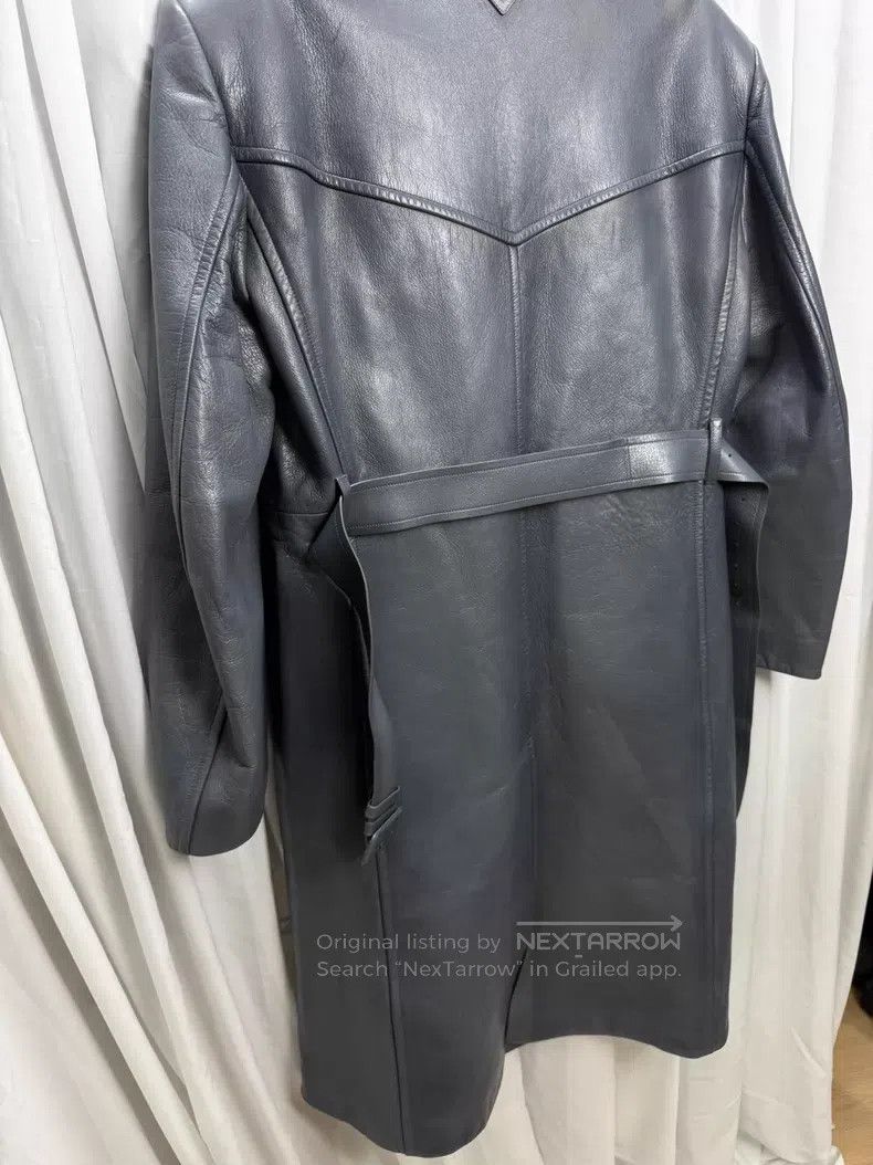 Prada Prada Size 44 Color-etched leather jacket with oversized sh Size US S / EU 44-46 / 1 - 7 Thumbnail