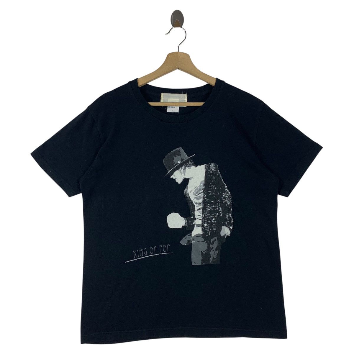 Band Tees MICHEAL JACKSON King of Pop big printed tee Size US L / EU 52-54 / 3 - 1 Thumbnail