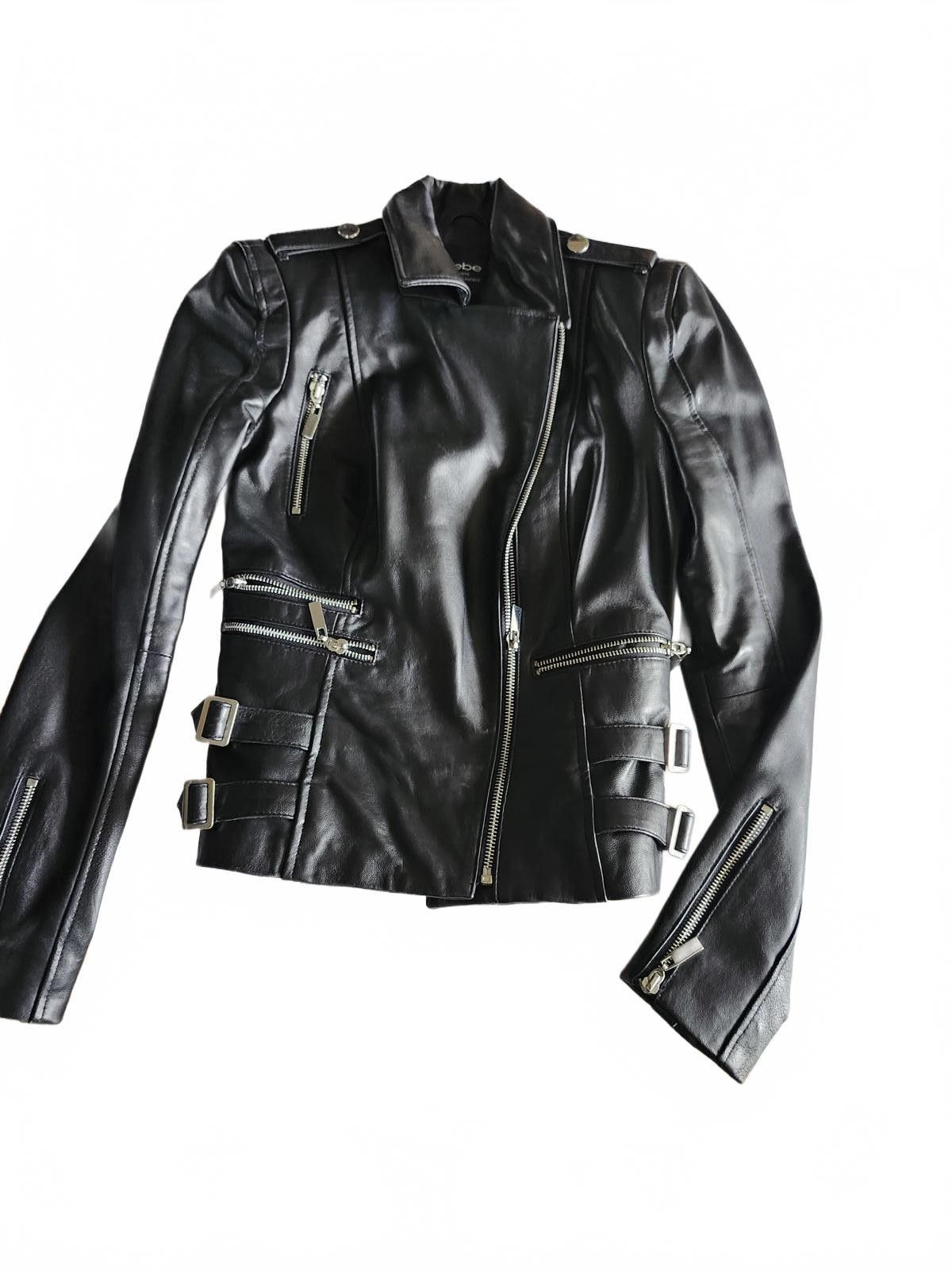 United Colors Of Benetton Bebe leather jacket Size XS / US 0-2 / IT 36-38 - 1 Thumbnail
