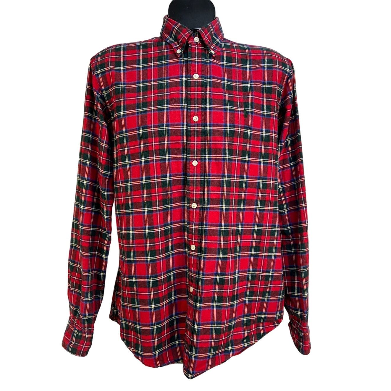 Ralph Lauren Ralph Lauren Red Plaid Cotton Button Down Shirt Size US L / EU 52-54 / 3 - 1 Thumbnail