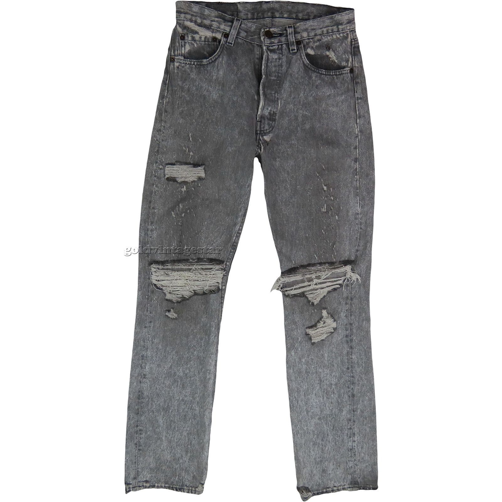 Levi's Vintage Levi's Vintage Acid Wash Ripped Mom Jeans Chic W29 Size US 29 - 6 Thumbnail