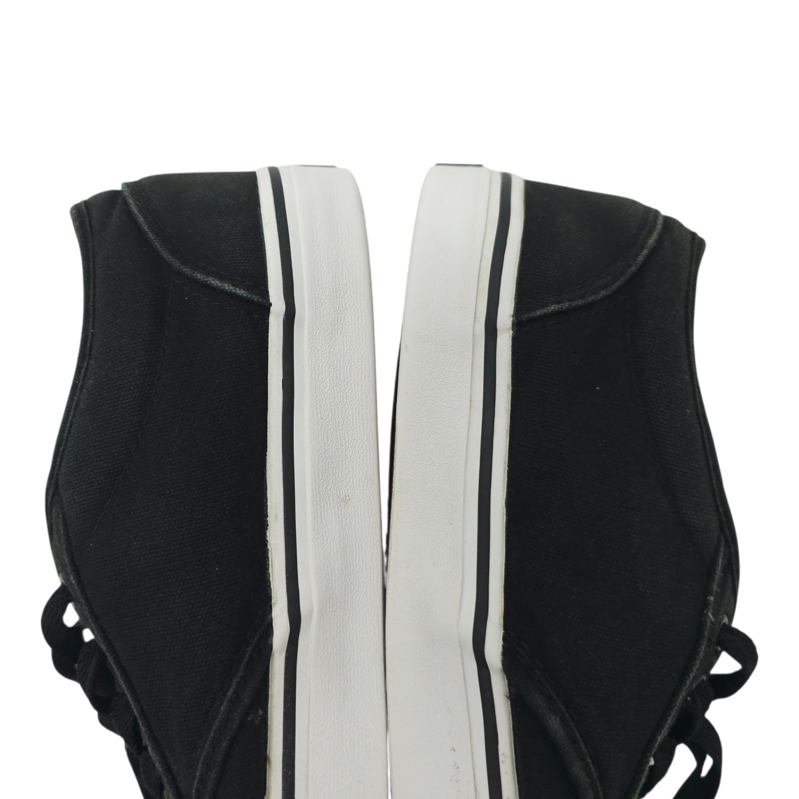 Vans Vans Off The Wall Sneaker Mens 9.5 READ Black Canvas Lace Up Size US 9.5 / EU 42-43 - 15 Thumbnail