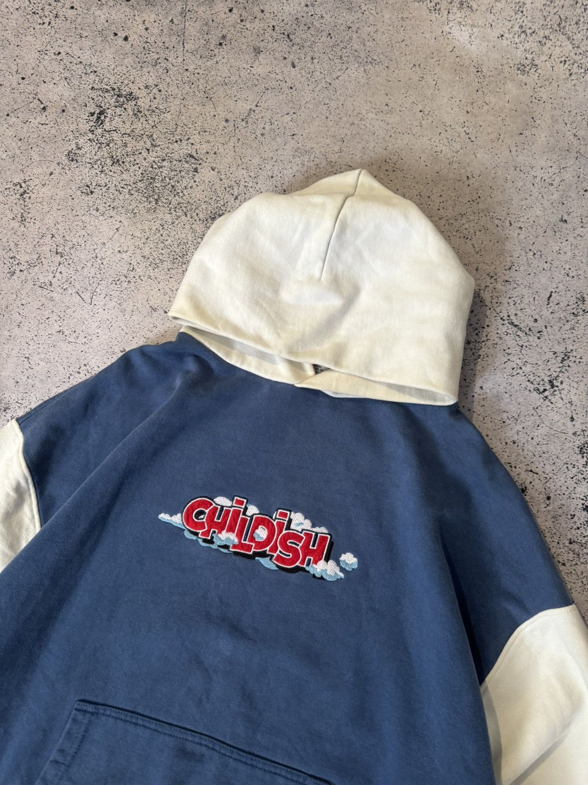 Japanese Brand Vintage childish hoodie TGF blue white skate Size US S / EU 44-46 / 1 - 2 Thumbnail