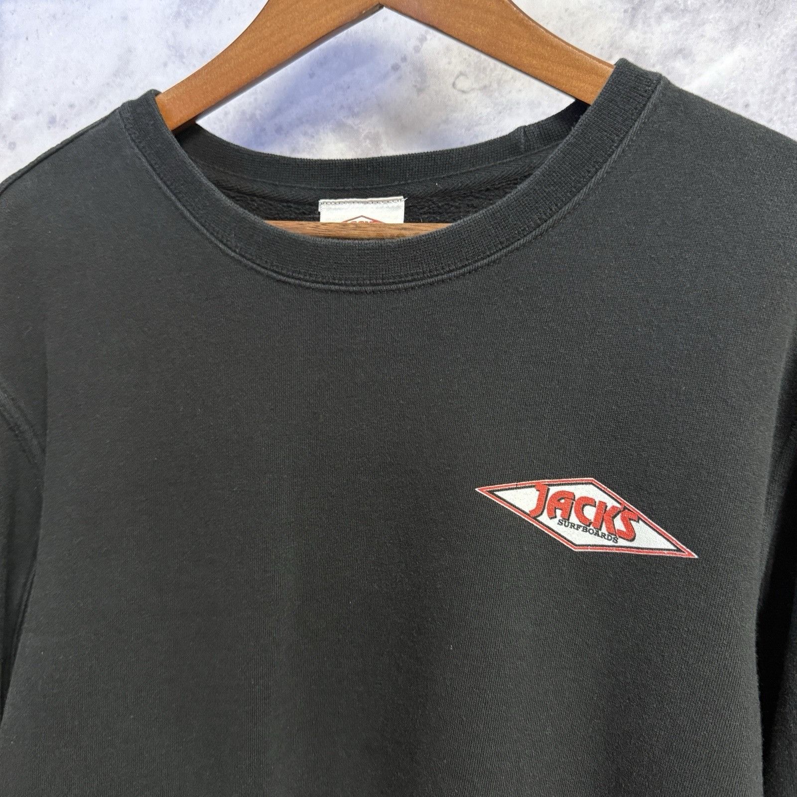 Vintage Jacks Surfboards Crew Neck Sweatshirt Mens Small Surf Shop Size US S / EU 44-46 / 1 - 4 Thumbnail