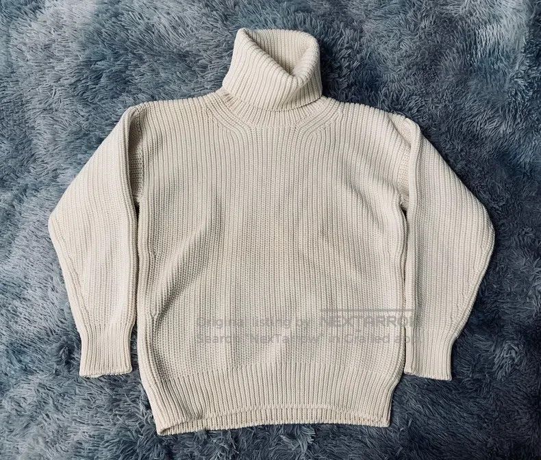 Tom Ford Tom Ford Trendy High-Neck Thick Knit Sweater Jacket Size US M / EU 48-50 / 2 - 2 Thumbnail