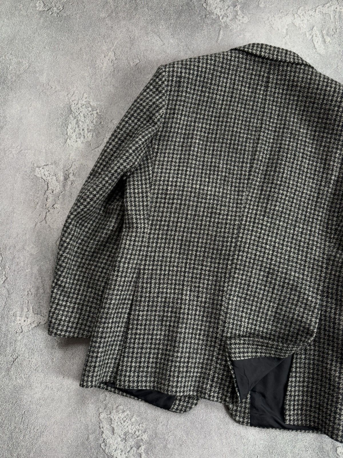 Harris Tweed × Vintage Harris Tweed M button up blazer jacket checkered wool Size 42S - 14 Thumbnail