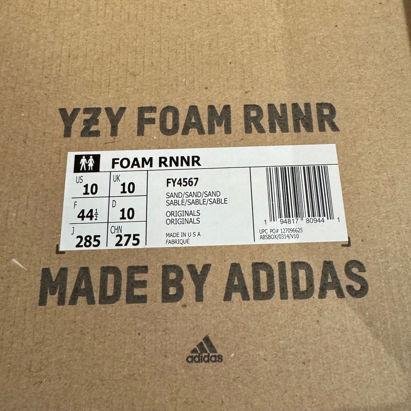 Adidas × Kanye West Adidas Yeezy Foam Sand Runner Sneakers Size US 10 / EU 43 - 13 Thumbnail