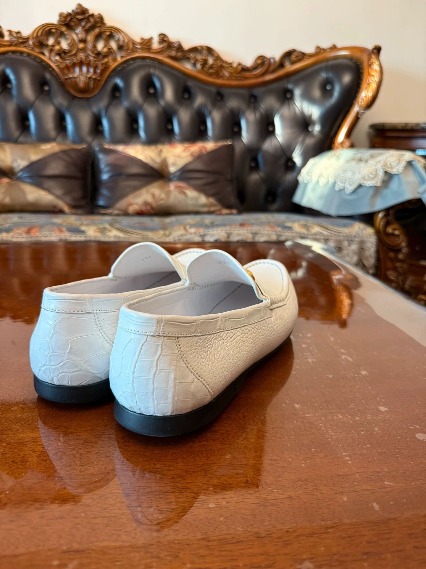 Stefano Ricci Stefano Ricci Men Croc-Calfskin Eagle US 9.5 Worn Once Size US 9.5 / EU 42-43 - 3 Thumbnail