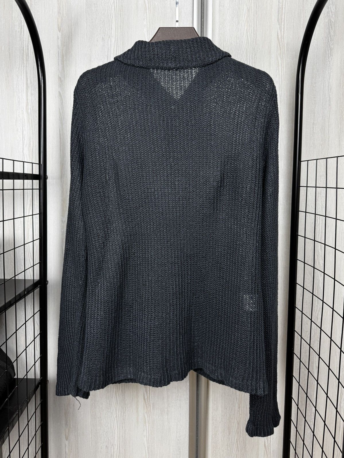 Barena Venezia Barena Venezia grey linen chain style cardigan blazer Size US XL / EU 56 / 4 - 8 Thumbnail