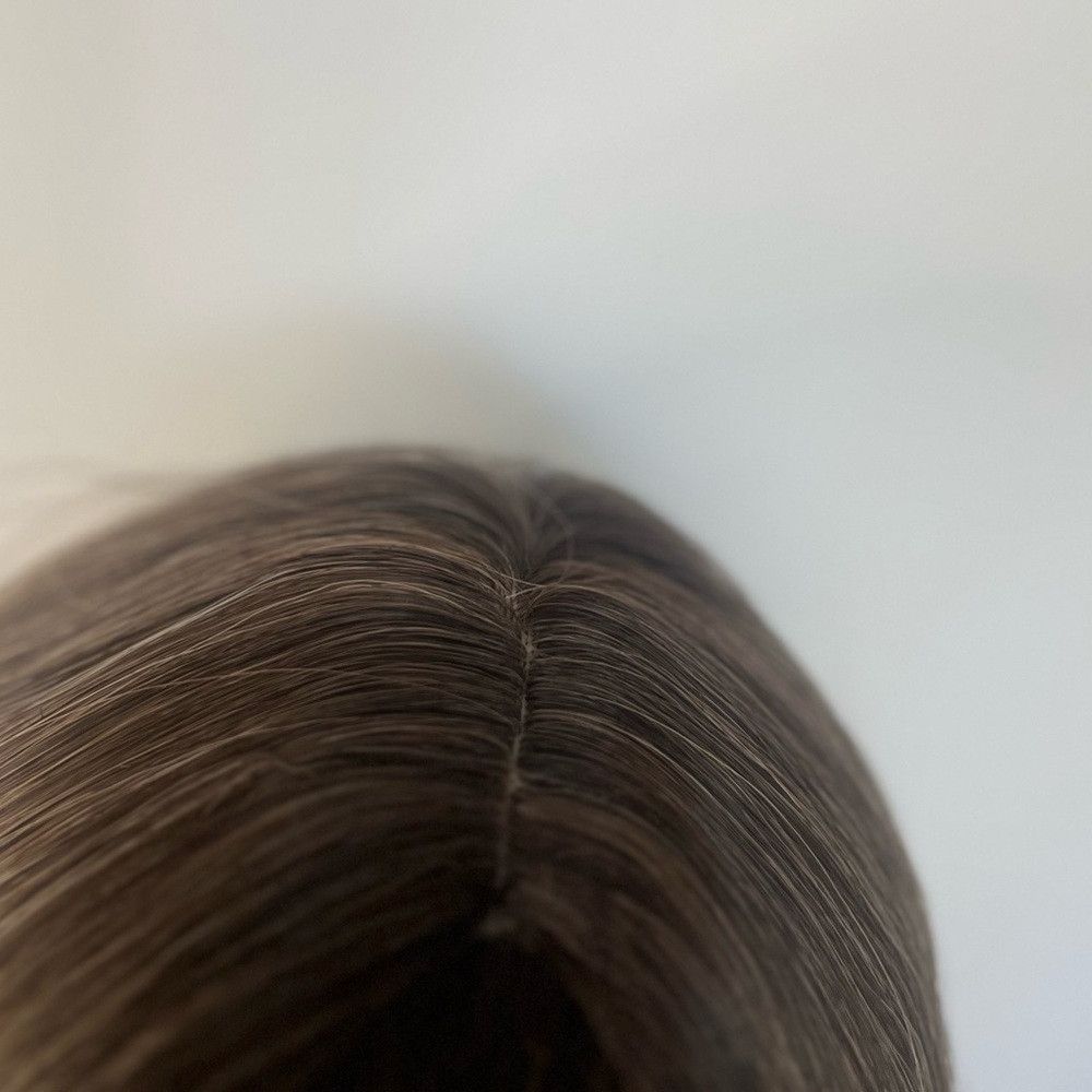 Other Balayage dark Roots Medium ash Blonde with bangs Wig 22 Inc Size ONE SIZE - 4 Thumbnail