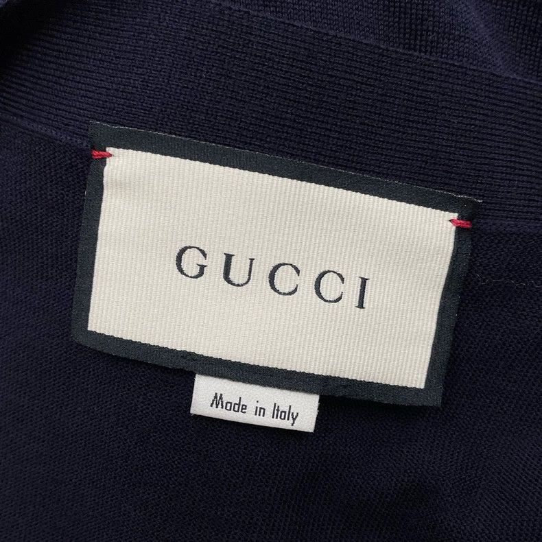 Gucci Gucci Dark blue cardigan jacket 2502-Nextarrow Size US XL / EU 56 / 4 - 5 Thumbnail