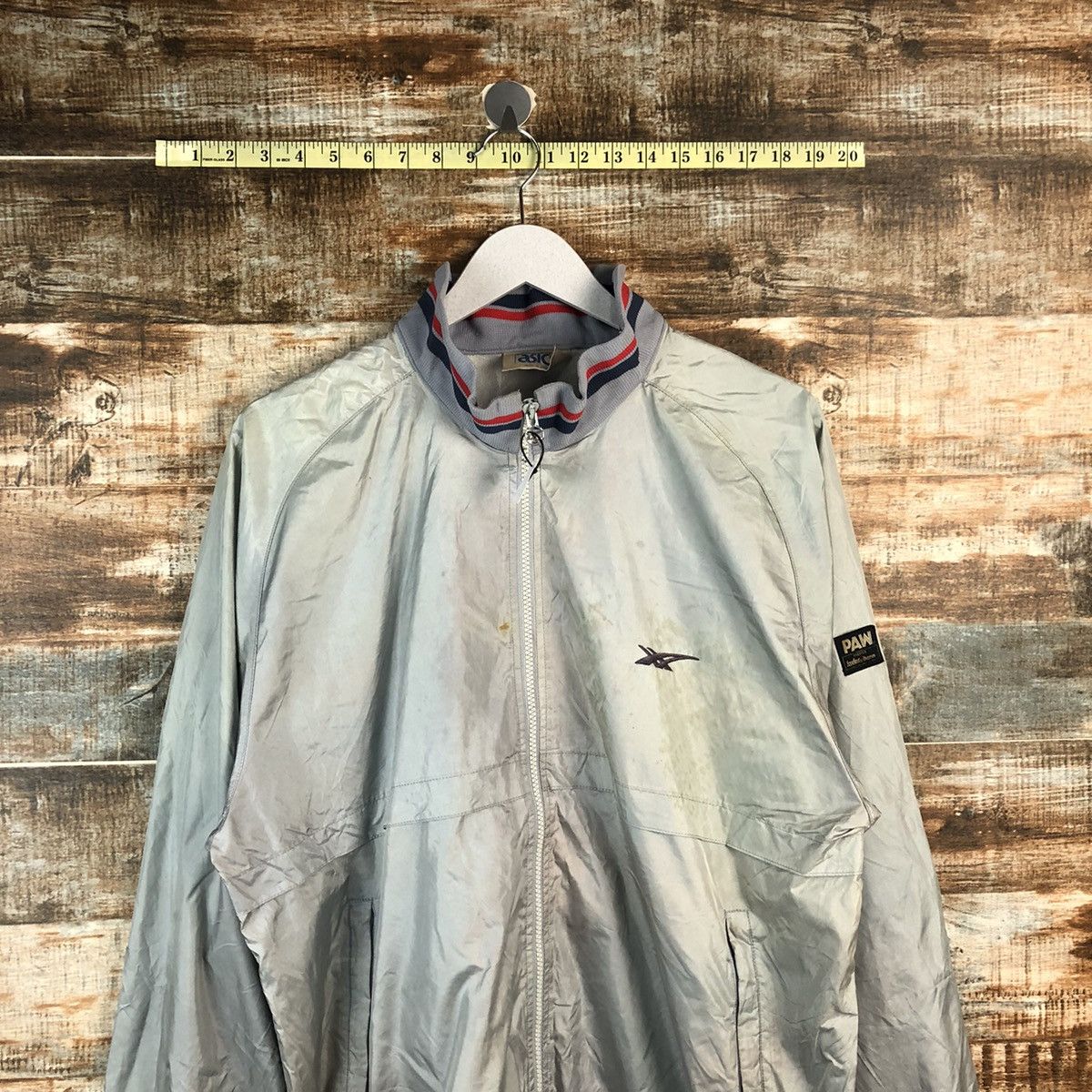 Asics Asics made in japan vintage Grey Sweater #A1958 Size US L / EU 52-54 / 3 - 2 Thumbnail