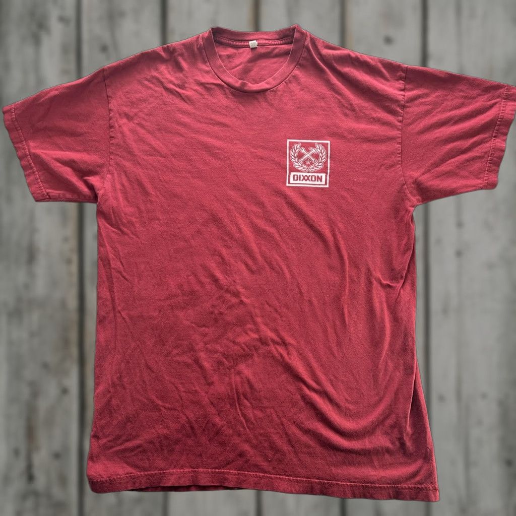 Logo 7 Dixxon Shirt Mens XL Red Logo Graphic Tee Short Sleeve T-Shirt Top Size US XL / EU 56 / 4 - 1 Thumbnail