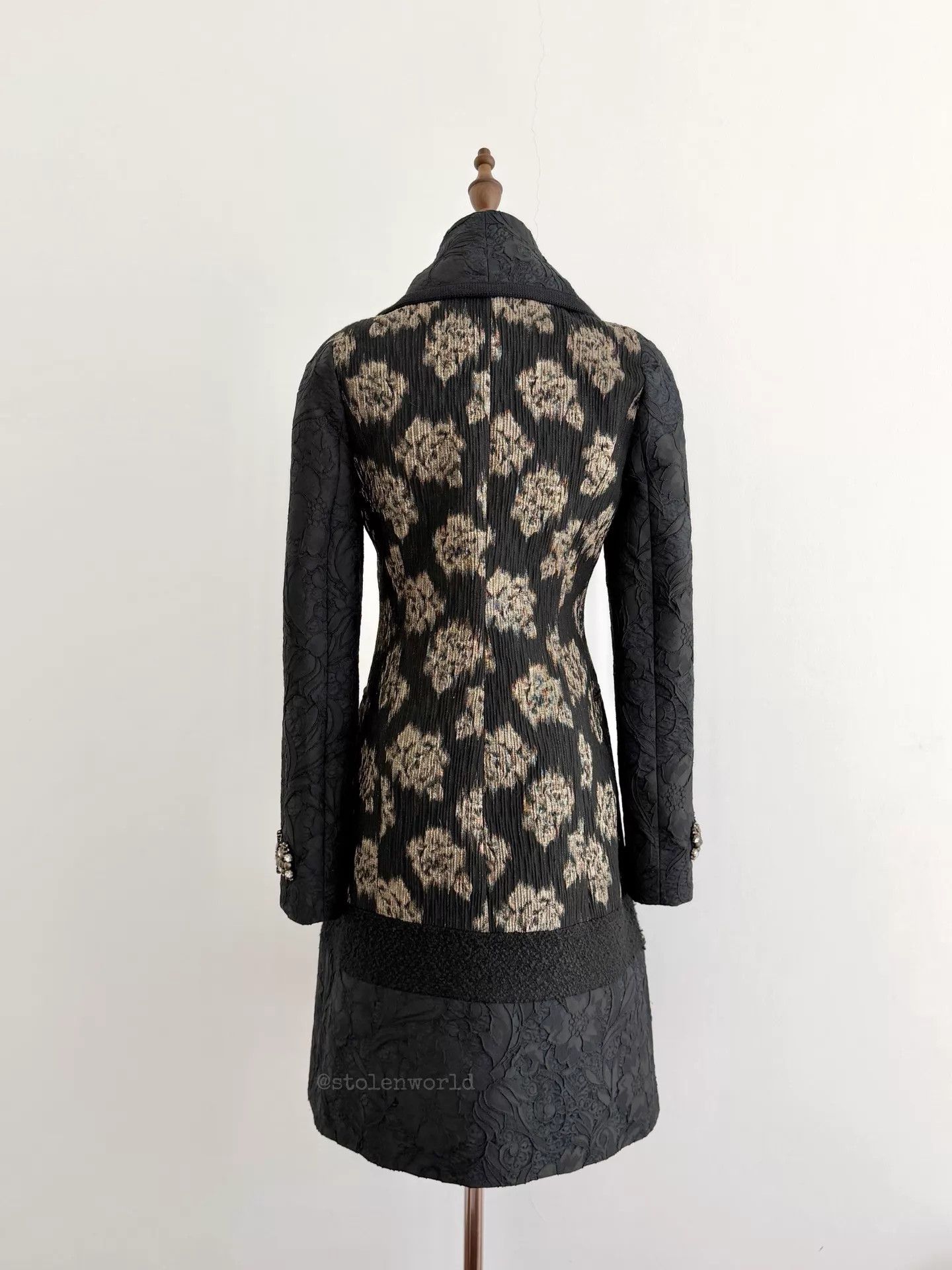 Kenzo Kenzo Jacquard Beaded Cuff Overcoat Size XS / US 0-2 / IT 36-38 - 7 Thumbnail