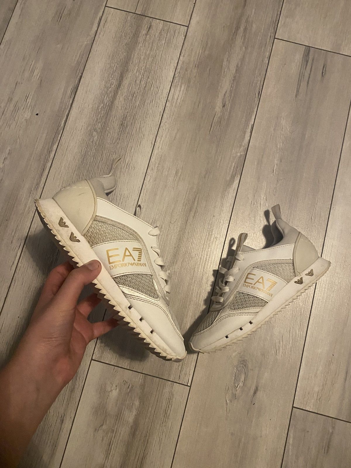 Emporio Armani Emporio armani low top sneakers Size US 4 / IT 34 - 1 Thumbnail