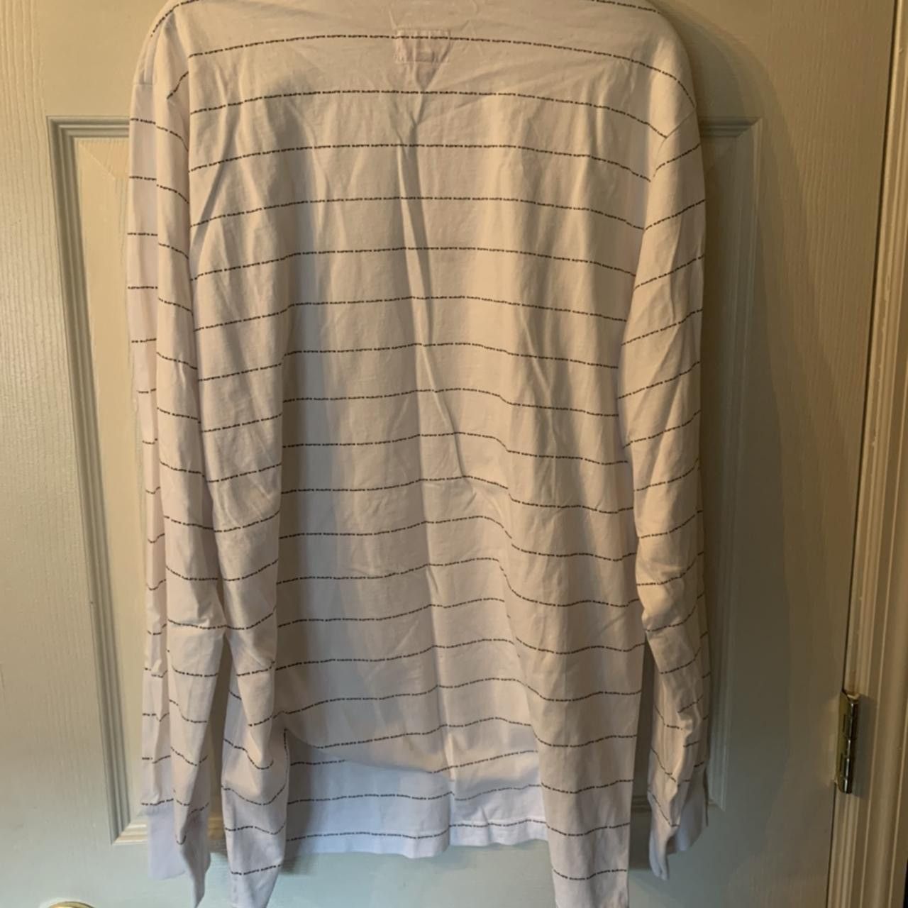 Supreme Supreme 2017 Logo Stripe Long Sleeve Size US M / EU 48-50 / 2 - 4 Thumbnail